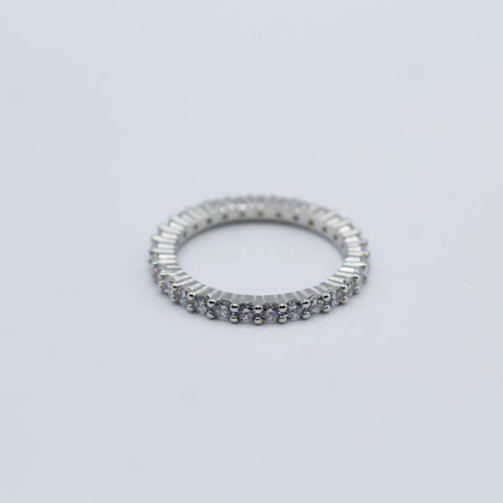 Sparkling Engagement Band